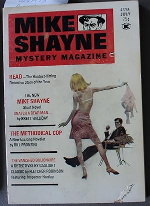 Bild des Verkufers fr MIKE Shayne - Mystery Magazine (Pulp Digest Magazine); Vol. 33 No. 2 July 1973 Published by Renown Publications Inc. Snatch A Dead Man by Brett Halliday; The Methodical Cop by Bill Pronzini; The Vanished Billionaire featuring Inspector Hartley zum Verkauf von Comic World