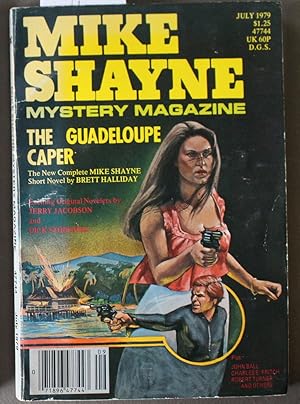 Seller image for MIKE Shayne - Mystery Magazine (Pulp Digest Magazine); Vol. 43, No. 7 July 1979 Published by Renown Publications Inc. - The Guadeloupe Caper by Brett Halliday; Jerry Jacbonson; Dick Stodgehill for sale by Comic World
