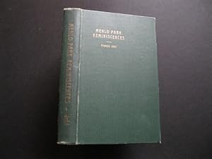 Seller image for MENLO PARK REMINISCENCES for sale by The Book Scot