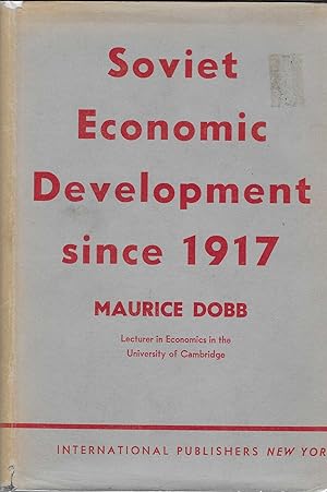 Immagine del venditore per Soviet Economic Development since 1917 venduto da BASEMENT BOOKS