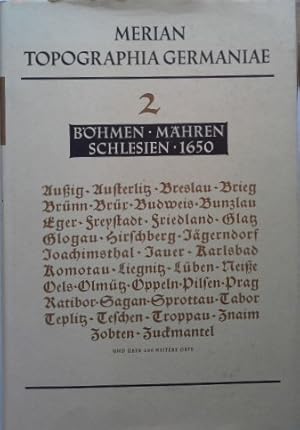 Seller image for Topographia Bohemiae, Moraviae et Silesiae, das ist Beschreibung und eigentliche Abbildung der vornehmsten und bekandtisten Sttte und Pltze in dem Knigreich Boheim und einverleibten Landern Mhren und Schlesien. an Tag gegeben durch Matthaeum Merian. M. Z. / Merian, Matthaeus, der ltere: Topographia Germaniae ; der ltere for sale by Herr Klaus Dieter Boettcher