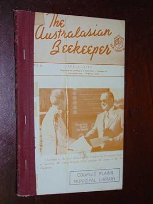 The Australasian Beekeeper April & May 1980. Volume 81. No 10 & 11