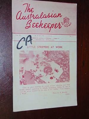 The Australasian Beekeeper March 1980. Volume 81. No 9