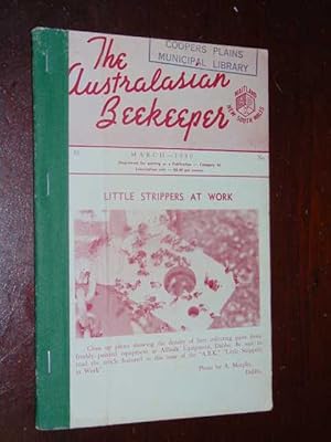 The Australasian Beekeeper March 1980. Volume 81. No 9