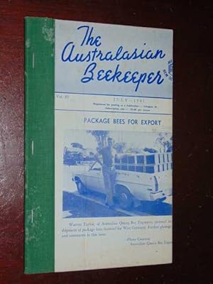 The Australasian Beekeeper July 1981. Volume 83 No. 1