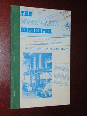 The Australasian Beekeeper September 1983. Volume 85 No. 3