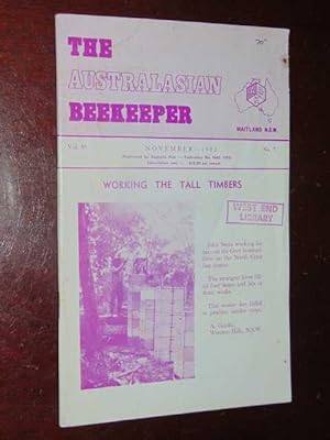 The Australasian Beekeeper November 1983. Volume 85 No. 5