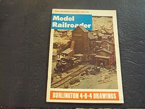 Model Railroader Jul 1970 Burlington 4-8-4 Drawings