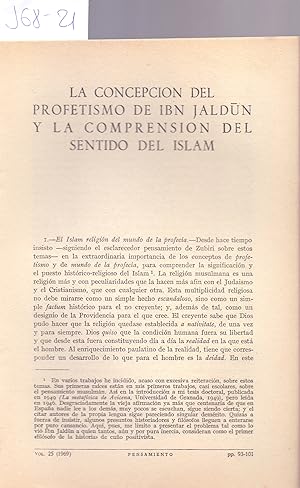 Seller image for LA CONCEPCION DEL PROFETISMO DE ISBN JALDUN Y LA COMPRENSION DEL SENTIDO DEL ISLAM for sale by Libreria 7 Soles