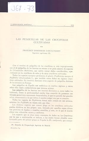 Image du vendeur pour LAS PULGUILLAS DE LAS CRUCIFERAS CULTIVADAS mis en vente par Libreria 7 Soles