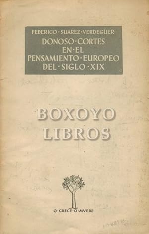 Imagen del vendedor de Donoso Corts en el pensamiento europeo del siglo XIX a la venta por Boxoyo Libros S.L.