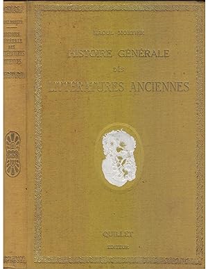 Immagine del venditore per Histoire Gnrale des Littratures Anciennes venduto da Mimesis