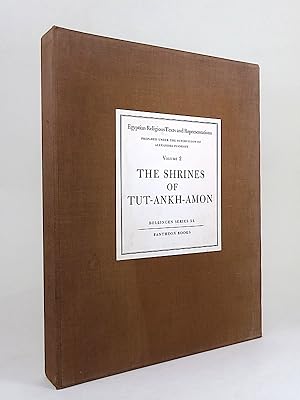 Imagen del vendedor de The Shrines of Tut-Ankh-Amon. Texts Translated With Introductions. [Tutankhamon]. (Egyptian Religious Texts and Representations, 2; Bollingen Series XL, 2). a la venta por Librarium of The Hague