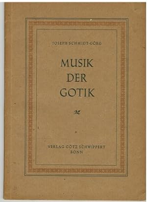 Bild des Verkufers fr Musik der Gotik. zum Verkauf von Antiquariat Appel - Wessling