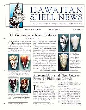 Seller image for Hawaiian Shell News (New Series), Vol. XLIV No. 3-4 for sale by ConchBooks