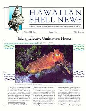 Seller image for Hawaiian Shell News (New Series), Vol. XLII No. 1 for sale by ConchBooks