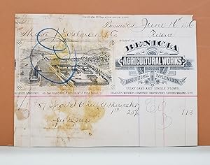 Benicia Agricultural Works Receipt
