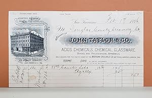 John Taylor & Co. Receipt