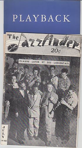 Image du vendeur pour The Jazzfinder / Playback Volume I, No 4 (April), 1948), Nos. 7, 8, 10, 11, 12 Playback Vol II, No. 1 (January, 1949), Nos. 2, 4, 7, 8, 10; Volume III, No. 1 (January, 1950), 2 mis en vente par Beasley Books, ABAA, ILAB, MWABA
