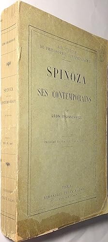 Image du vendeur pour Spinoza et ses contemporains mis en vente par Le Chemin des philosophes