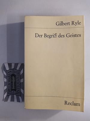 Seller image for Der Begriff des Geistes. (Reclams Universal-Bibliothek Nr. 8331-36). for sale by Druckwaren Antiquariat