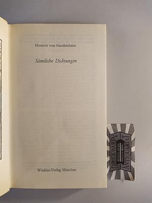 Imagen del vendedor de Smtliche Dichtungen. (Die Fundgrube Nr. 19). a la venta por Druckwaren Antiquariat