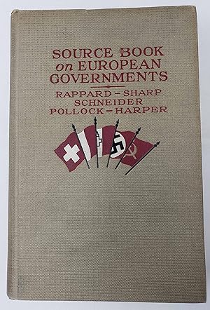 Seller image for Source Book on European Governments: Switzerland, France, Italy, Germany, The Soviet Union for sale by Barberry Lane Booksellers