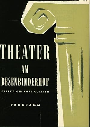 Bild des Verkufers fr Theater am Besenbinderhof, Direktion Kurt Collien. Heft 7, Spielzeit 1962-1963. Endstation Sehnsucht; Mit Reiprich, Ried, Adorf, Sterzenbach, Verhoeven, Hartig, Schroth, Schreiber, Ande, Scheier-Herold, Gotthold. zum Verkauf von Stader Kunst-Buch-Kabinett ILAB