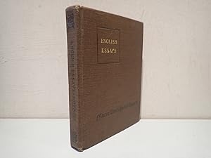 Bild des Verkufers fr English Essays, Anthology of Essays from Bacon to Lucas, David T Pottinger, 1917 zum Verkauf von Devils in the Detail Ltd