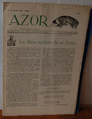 Bild des Verkufers fr AZOR. Revista Literaria, N 11 Agosto 1963 zum Verkauf von EL RINCN ESCRITO