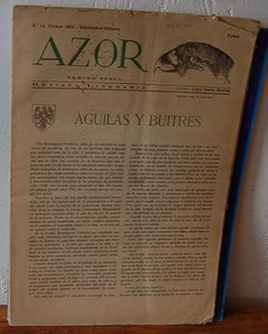 Bild des Verkufers fr AZOR. Revista Literaria, N 4 Septiembre-octubre 1963 zum Verkauf von EL RINCN ESCRITO