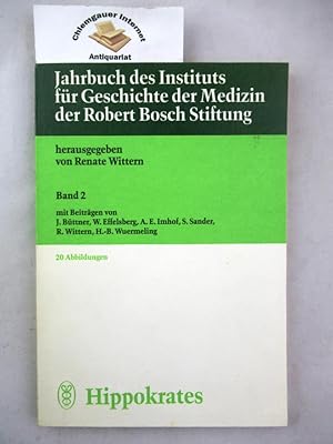 Jahrbuch des Instituts für Geschichte der Medizin der Robert-Bosch-Stiftung. Band 2. (1983) Herau...