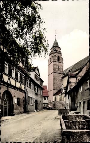 Image du vendeur pour Ansichtskarte / Postkarte Leonberg im Kreis Bblingen, Ev. Stadtkirche mis en vente par akpool GmbH