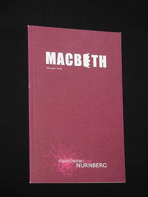 Bild des Verkufers fr Programmbuch Staatstheater Nrnberg Staatsoper 2010/11. Oper MACBETH von Piave, Verdi (Musik). Musikal. Ltg.: Guido Johannes Rumstadt, Insz.: Georg Schmiedleitner, Bhnenbild: Harald Thor, Kostme: Alfred Mayerhofer. Mit Mikolaj Zalasinski, Lisa Houben, David Yim, Nicolai Karnolsky, Kalle Kantilla, Till Raskopf zum Verkauf von Fast alles Theater! Antiquariat fr die darstellenden Knste