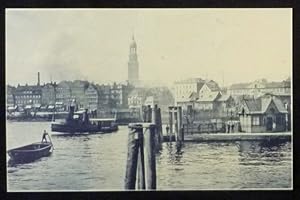 Lichtdruck, verso in Bleistift beschriftet: Vorsetzen und Baumwall Hamburg 1884 Wihl Dreesen Photo.