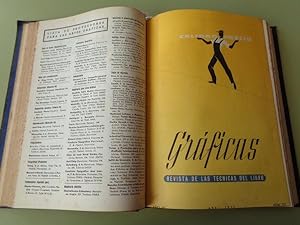 GRÁFICAS. Revista de las Técnicas del Libro. Año 1950 completo (Números 67 a 78)