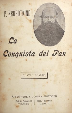 Imagen del vendedor de LA CONQUISTA DEL PAN. a la venta por Livraria Castro e Silva