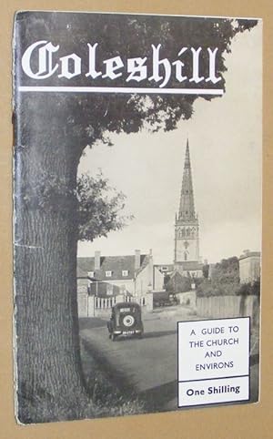 Imagen del vendedor de Coleshill: a guide to the church and environs a la venta por Nigel Smith Books