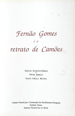 FERNÃO GOMES E O RETRATO DE CAMÕES.