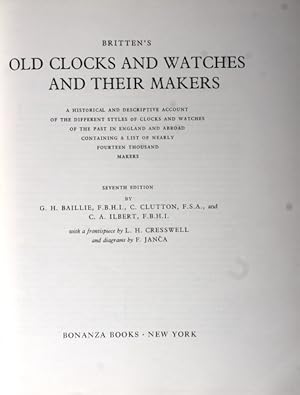 Bild des Verkufers fr OLD CLOCKS AND WATCHES AND THEIR MAKERS. zum Verkauf von Livraria Castro e Silva