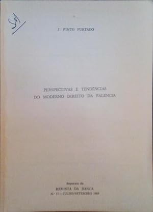 Imagen del vendedor de PERSPECTIVAS E TENDNCIAS DO MODERNO DIREITO DA FALNCIA. a la venta por Livraria Castro e Silva