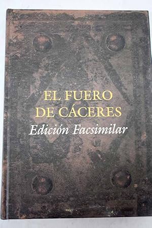 Imagen del vendedor de El Fuero de Cceres a la venta por Alcan Libros