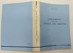 Bild des Verkufers fr Lineamenti per una teoria del diritto zum Verkauf von librisaggi