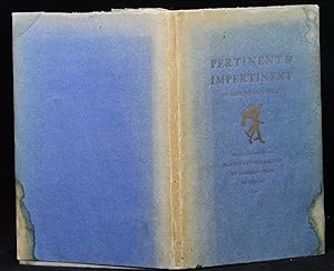 Seller image for Pertinent & Impertinent: An Assortment of Verse for sale by Besleys Books  PBFA