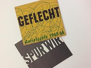 Seller image for Spur Wir 1 - Geflecht - Antiobjekte 1965 / 66 - (Spur Wir 2) for sale by EGIDIUS ANTIQUARISCHE BOEKHANDEL