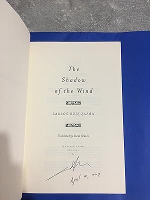 The Shadow of the Wind (US HB 1/1 Signed and Dated)
