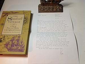 The Speedwell Voyage - Signed and inscribed + TLS A Tale of Piracy and Mutiny in the Eighteenth C...