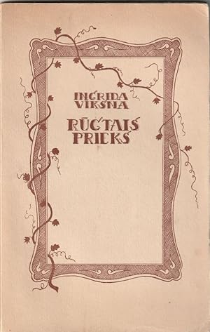 Imagen del vendedor de Rugtais Prieks Dzejas a la venta por Trimdadimd Books