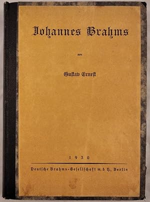 Bild des Verkufers fr Johannes Brahms. Persnlichkeit, Leben und Schaffen. zum Verkauf von KULTur-Antiquariat