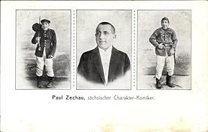 Image du vendeur pour Ansichtskarte / Postkarte Paul Zechau, schsischer Charakter Komiker, Portrait mis en vente par akpool GmbH